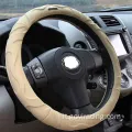 Coperchio del volante nero in pelle di agnello 38mm